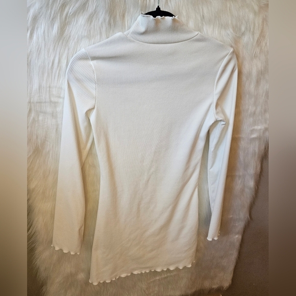 SHEIN Ribbed 90's Long Sleeve Sweater Dress - Picture 4 of 8